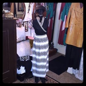 Vintage Leslie Fay Maxi Dress